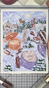 Instagram post by @amina.illustration