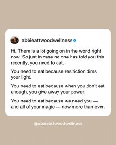 Instagram post by @abbieattwoodwellness