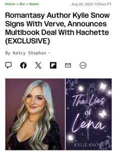 Instagram post by @kyliesnowauthor