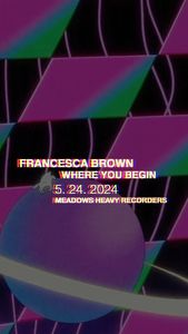 Instagram post by @francescabrownmusic