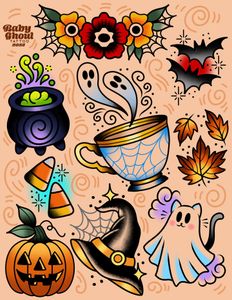 Instagram post by @babyghoul.tattoo