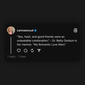 Instagram post by @cannasexual