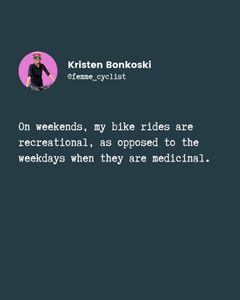 Instagram post by @femme_cyclist