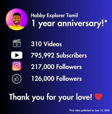 Instagram post by @hobby_explorer_tamil